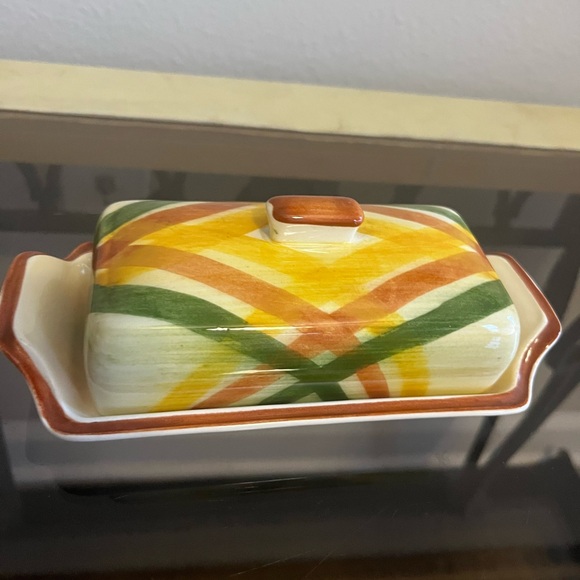 Colorful Ceramic Butter Dish